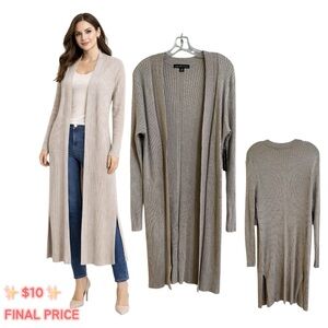 🎈 Final price 🎈 United States Sweaters Ribbed Long Cardigan Size XL